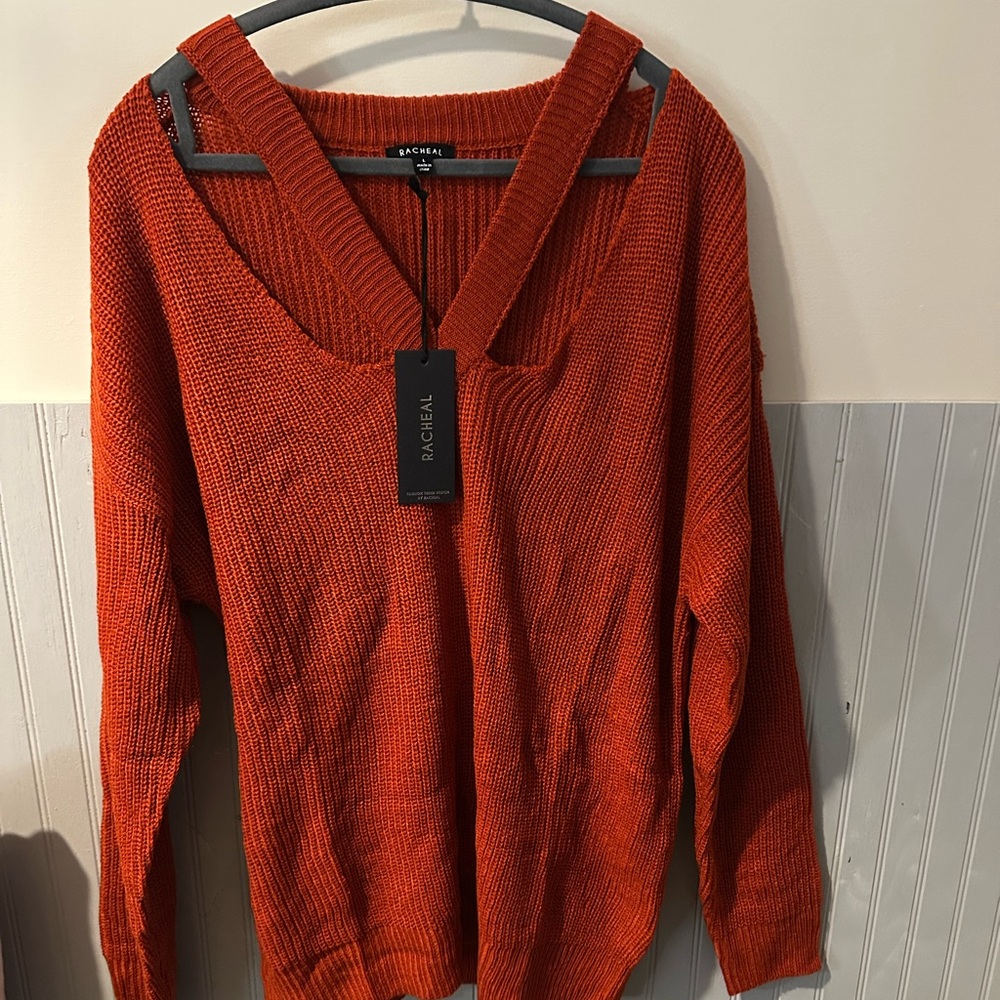 Rachel Women's Orange Sweater